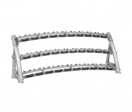 Подставка для гантелей на 15 пар HOIST Horizontal Dumbbell Rack 3-Tier CF-3461-3